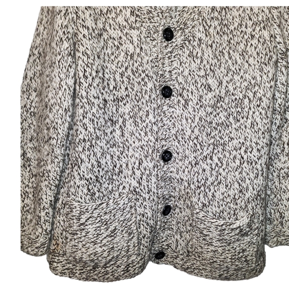 Vintage Button Down Knit Cardigan With Two Front Pockets Possibly Wool - Picture 4 of 4